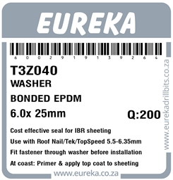T3Z040 - Bonded Washer EPDM -T3Z040_Label_T